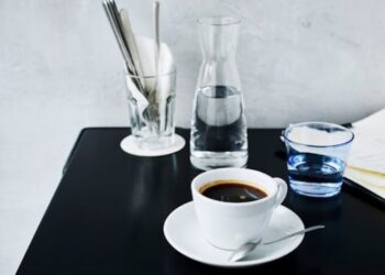 Black and White Coffee Table