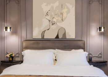 Hanging Art Above Bed