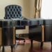 Wood and Leather Office Chair