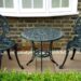 Wrought Iron Marble Coffee Table